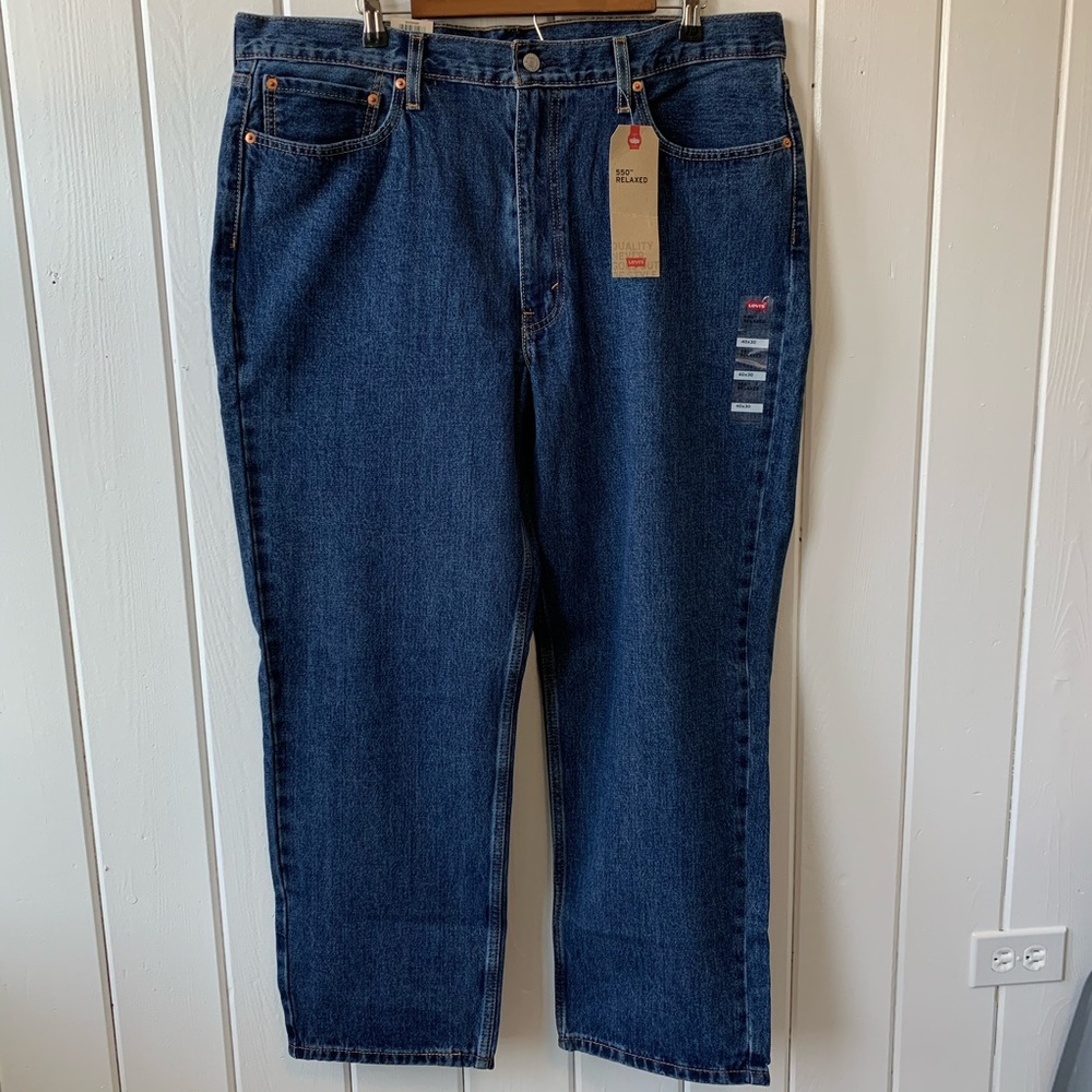 Levi’s Mens Jeans 550 Relaxed Fit 40x30